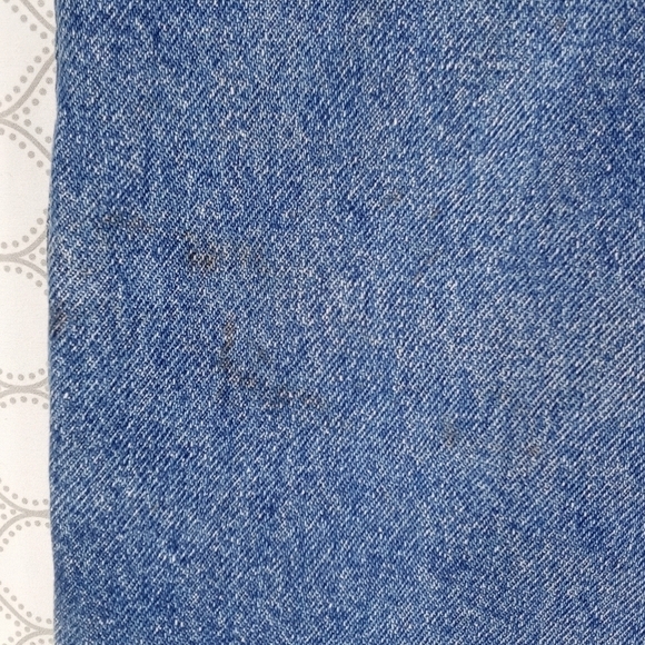 Vintage LL.BEAN Classic Fit plaid flannel lined Men's 38/34 outdoors blue jeans - Picture 11 of 11